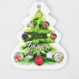 Набор брадсов для скрапбукинга «Со вкусом новогодних конфет», 10 × 12 см