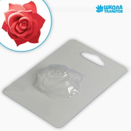 Пластиковая форма для мыла «Изящная роза» 6х5 см