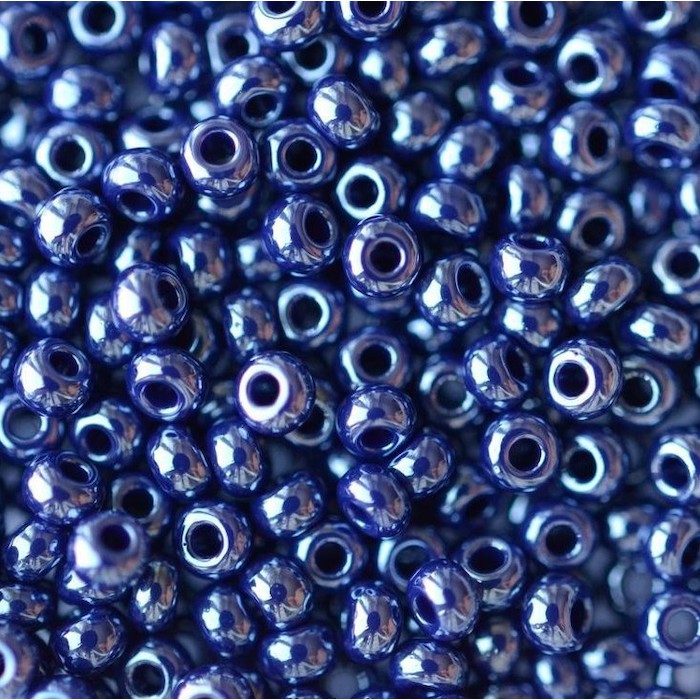 Бисер Preciosa (Чехия) 10 гр. арт.38070 цв. керамический блестящий, синий