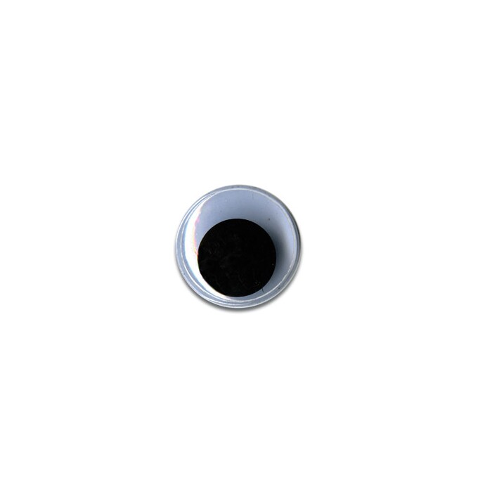 Глаза круглые с бегающими зрачками d 10 мм цв. черно-белые