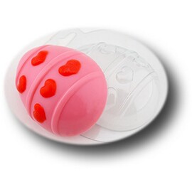Пластиковая форма "Яйцо большое с сердцем"