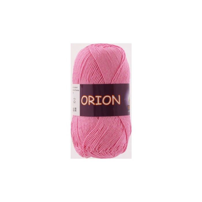Пряжа Vita-cotton "Orion" 4558 Розовый 77% мерсиризированный хлопок 23% вискоза 170м 50гр